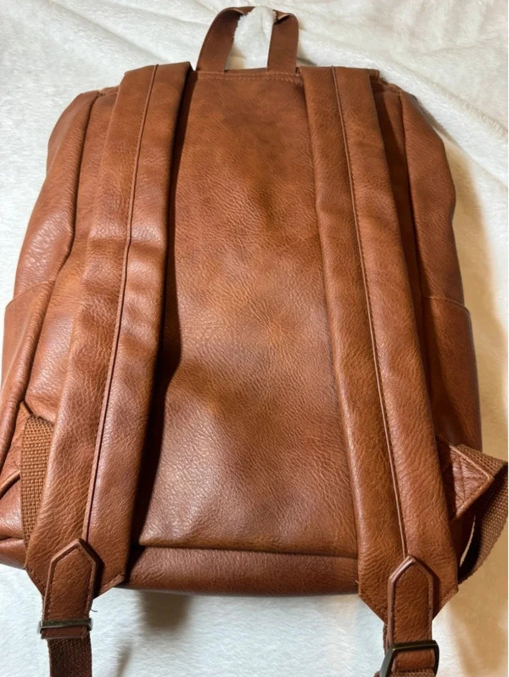 Universal Thread Brown Faux Leather Drawstring Backpack Purse [COPY]
